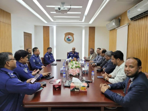 Courtesy meeting with chief of  Tourist Police  Additional  Inspector  General  Mr MD mainul  Hassan PPM, NDC and TOAB Board of Directors Lead by Honorable President Mr. Rafee Rafeuzzaman.